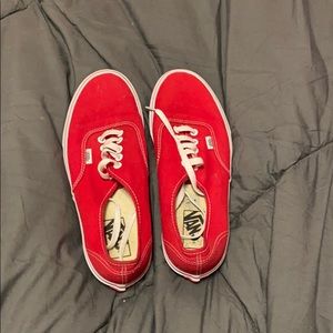 Women’s red vans